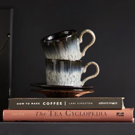 Чашка кофейная с блюдцем Denby Halo Brew Espresso Cup 199011011/199011012