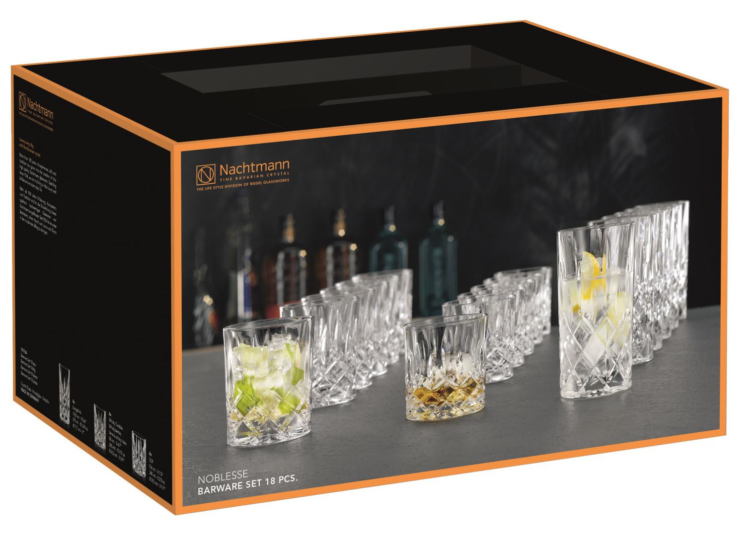 18 стаканов Nachtmann Noblesse Barware Set 101764