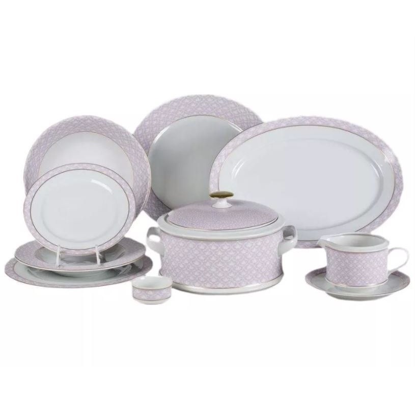 Обеденный сервиз Leander Sabina Fialové Pletení 02162021-243A