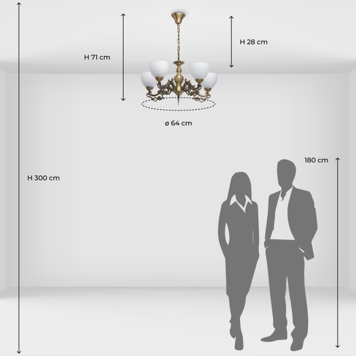 Люстра подвесная MW-Light Ariadne Hanging Chandelier 450016805