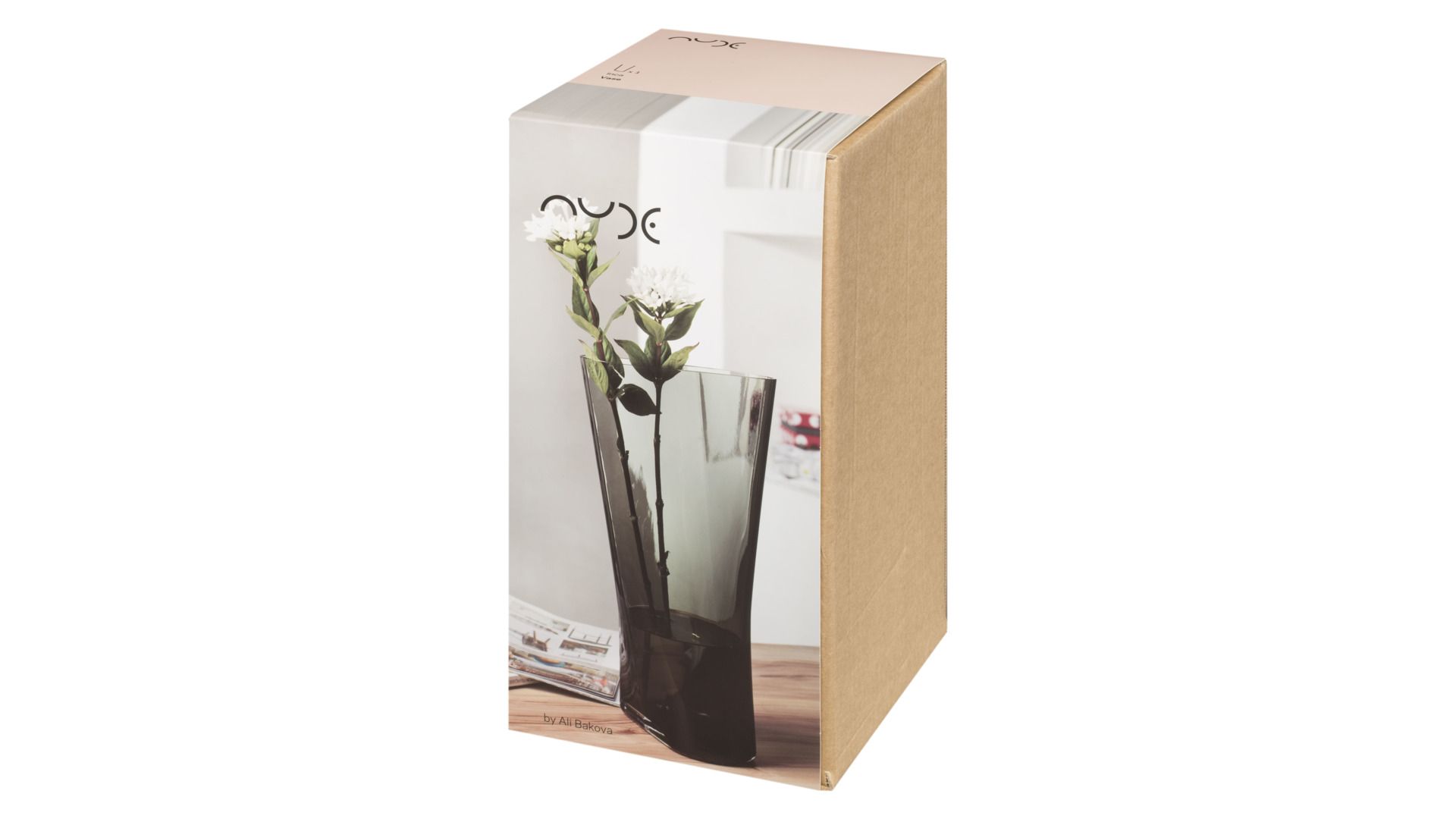 Ваза Nude Glass Inca Tall Smoke 1050814