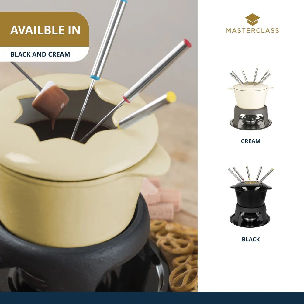 Набор для фондю KitchenCraft MasterClass Cream Fondue Set KCFONDUEBEI
