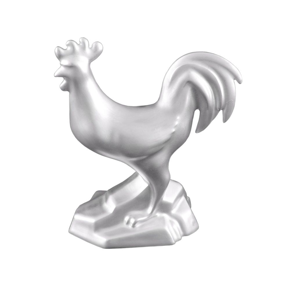 Статуэтка Rudolf Kampf Rooster Matte Platinum 21118590-3107k
