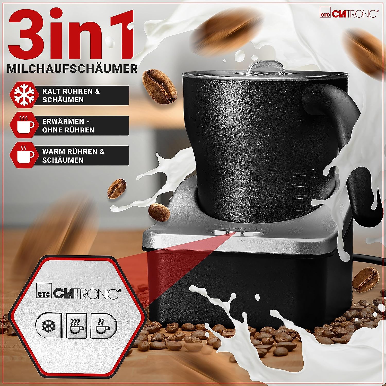 Вспениватель молока Clatronic MS 3326