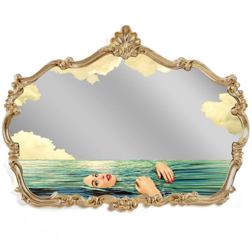 Зеркало Seletti Baroque Mirror Seagirl 17064