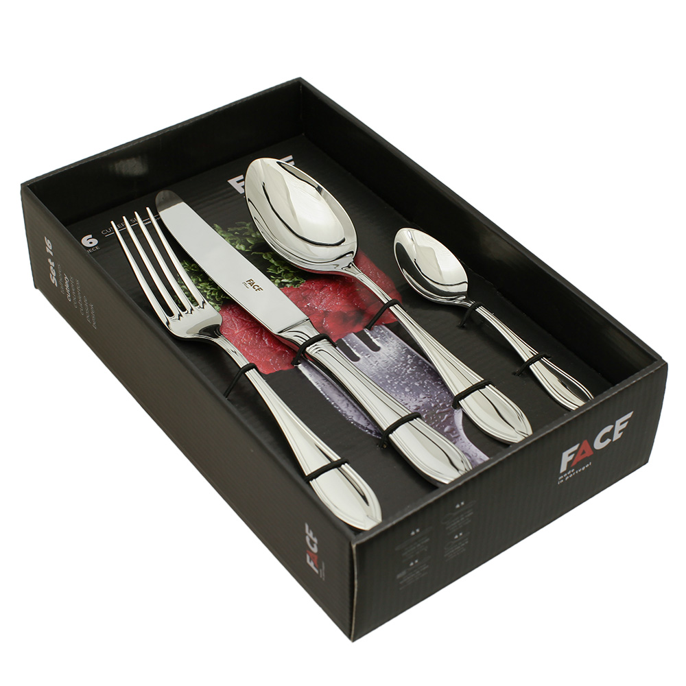 Набор столовых приборов Face Geneva GEN16C