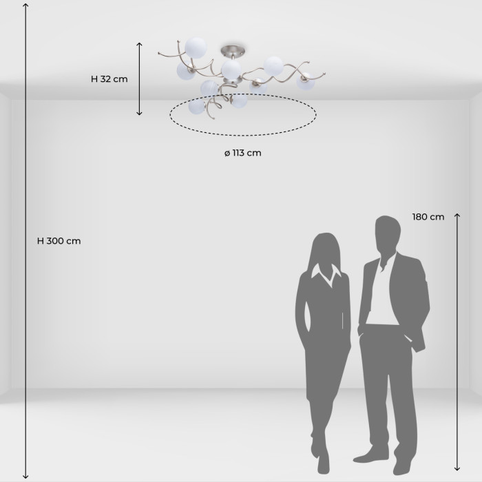 Люстра потолочная MW-Light Olivia Ceiling Chandelier 306012709