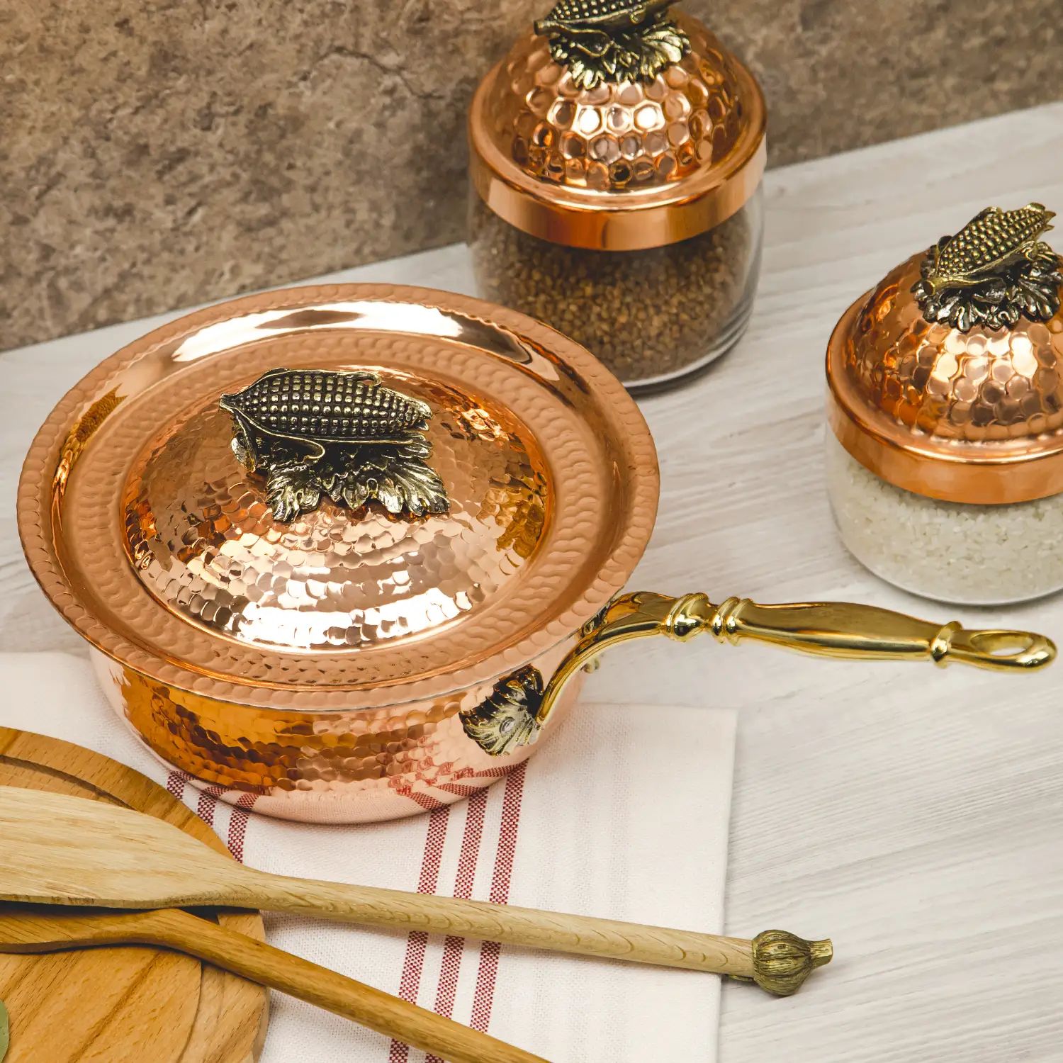 Ковш с крышкой Кольчугинский Мельхиор KM111765