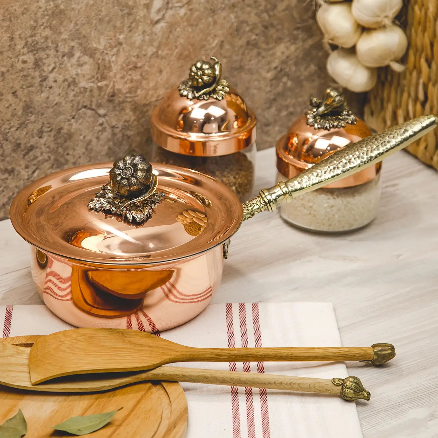 Ковш с крышкой Кольчугинский Мельхиор KM111801