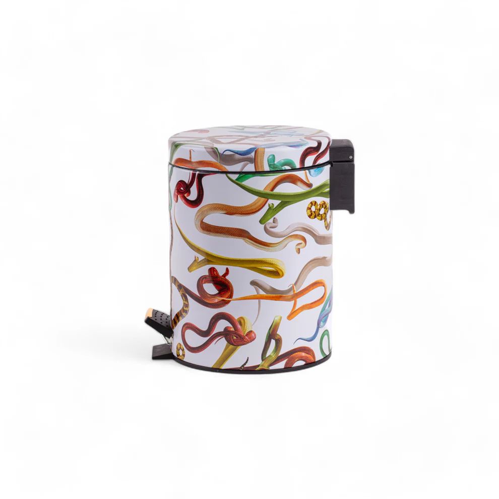Мусорное ведро Seletti Dustbin Snakes White 13446