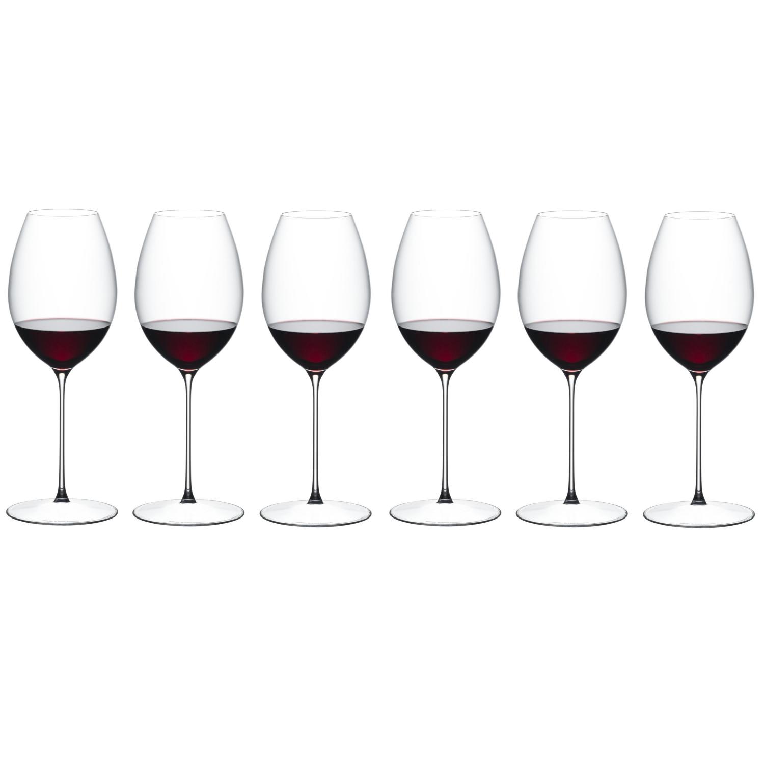 6 бокалов для красного вина RIEDEL Superleggero Party Set Hermitage/Syrah 668 мл