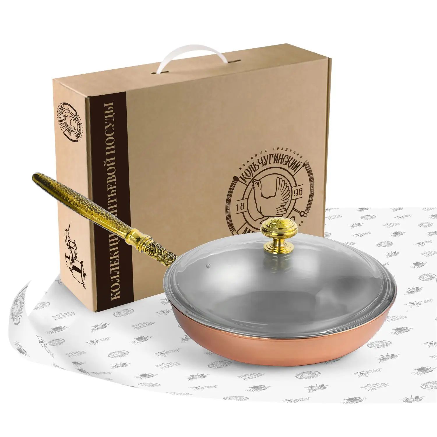 Сковорода с крышкой Кольчугинский Мельхиор KM111732