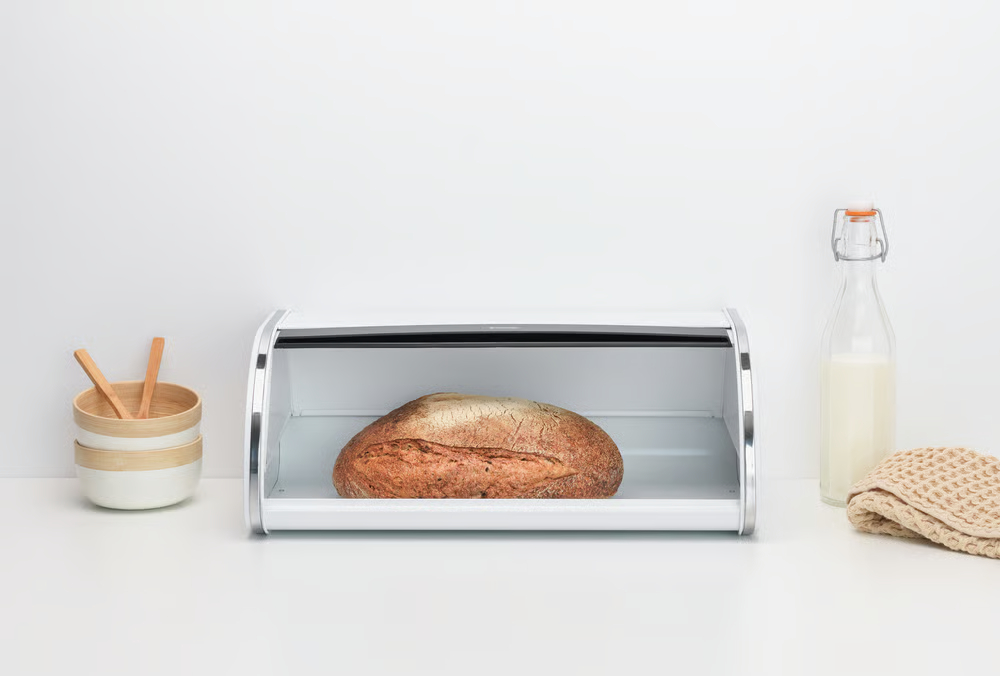 Хлебница Brabantia Roll Top Bread Bin White 236747