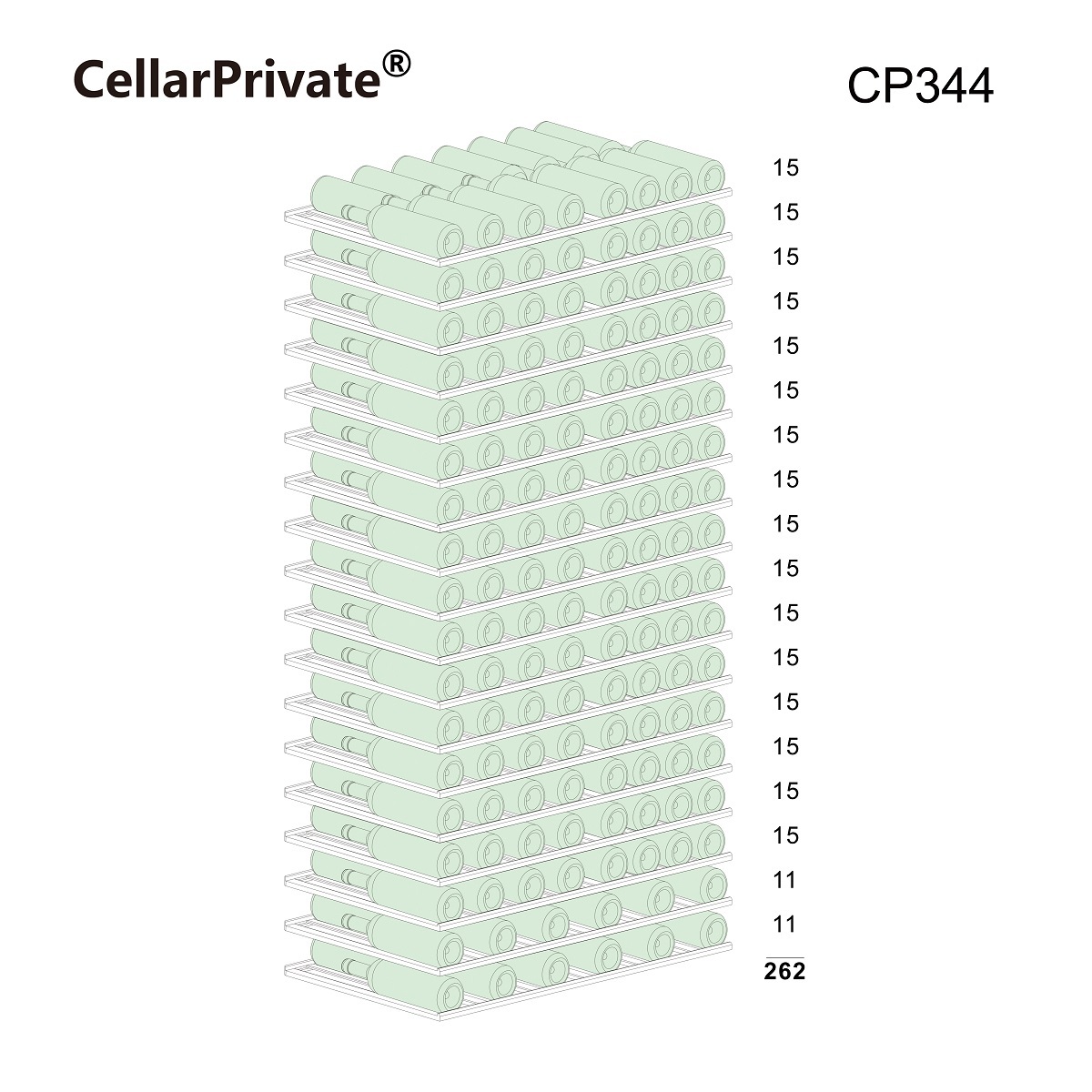 Винный шкаф Cellar Private CP344B