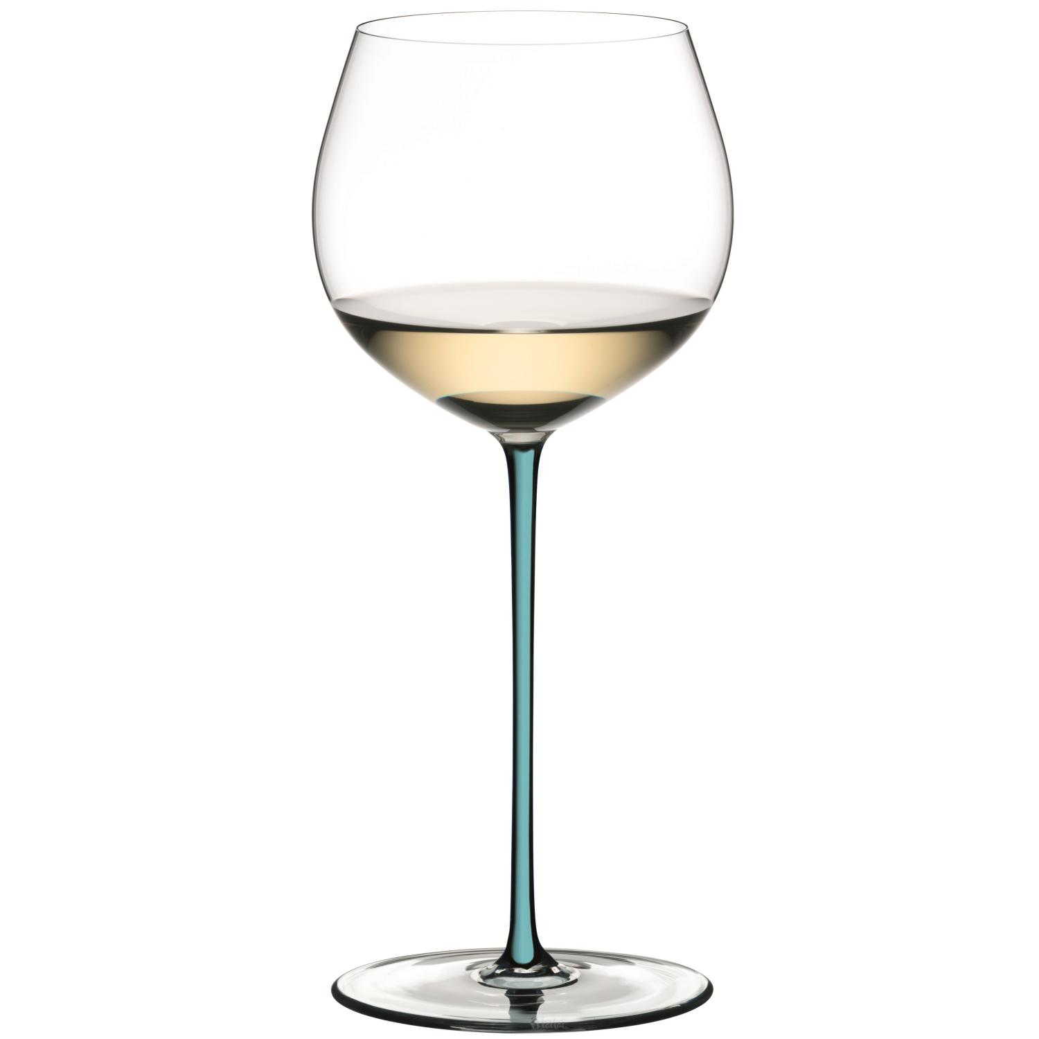 Бокал для белого вина RIEDEL Fatto A Mano Oaked Chardonnay Turquoise Single Pack 4900/97T