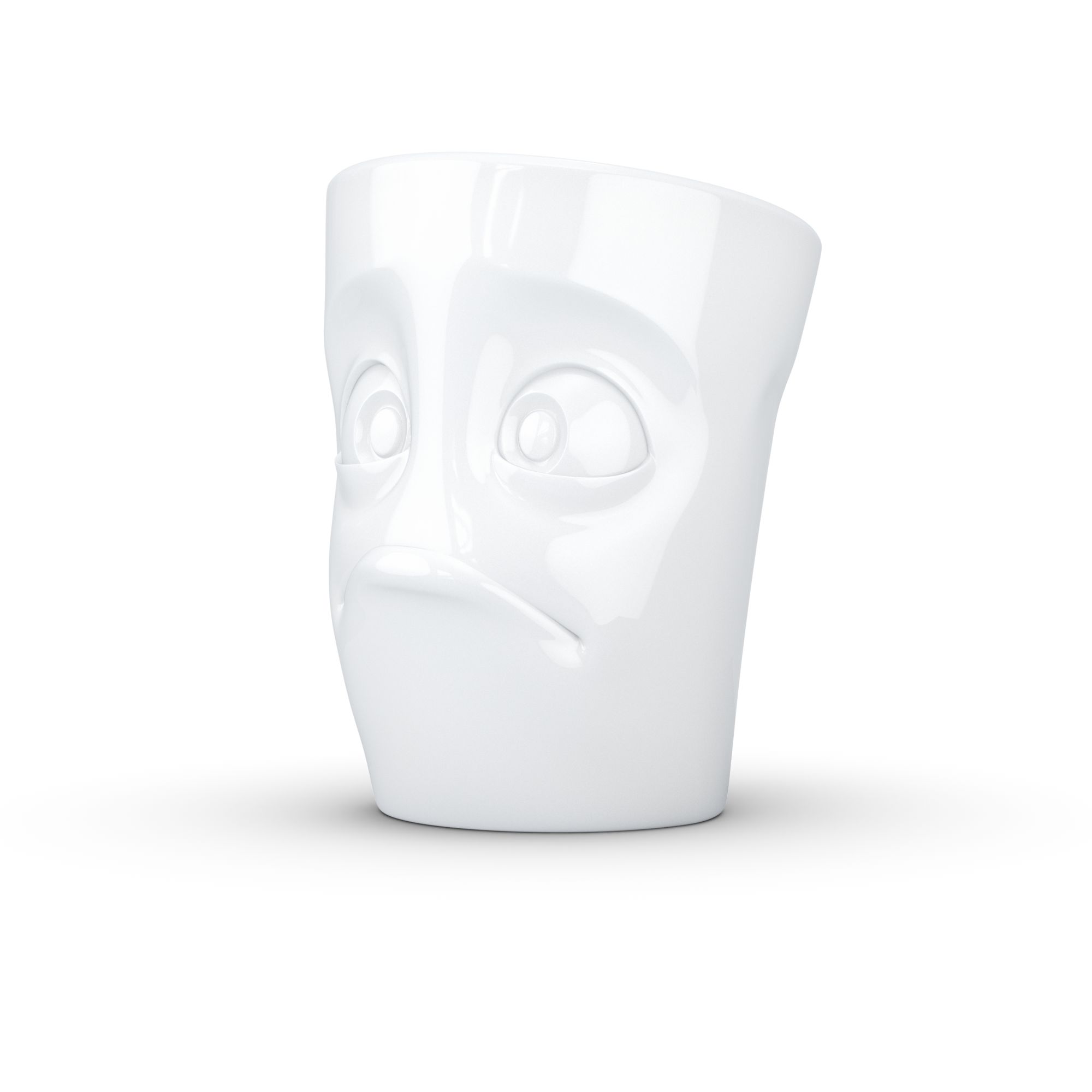 Кружка Tassen Mug with handle Baffled white 01.84.01