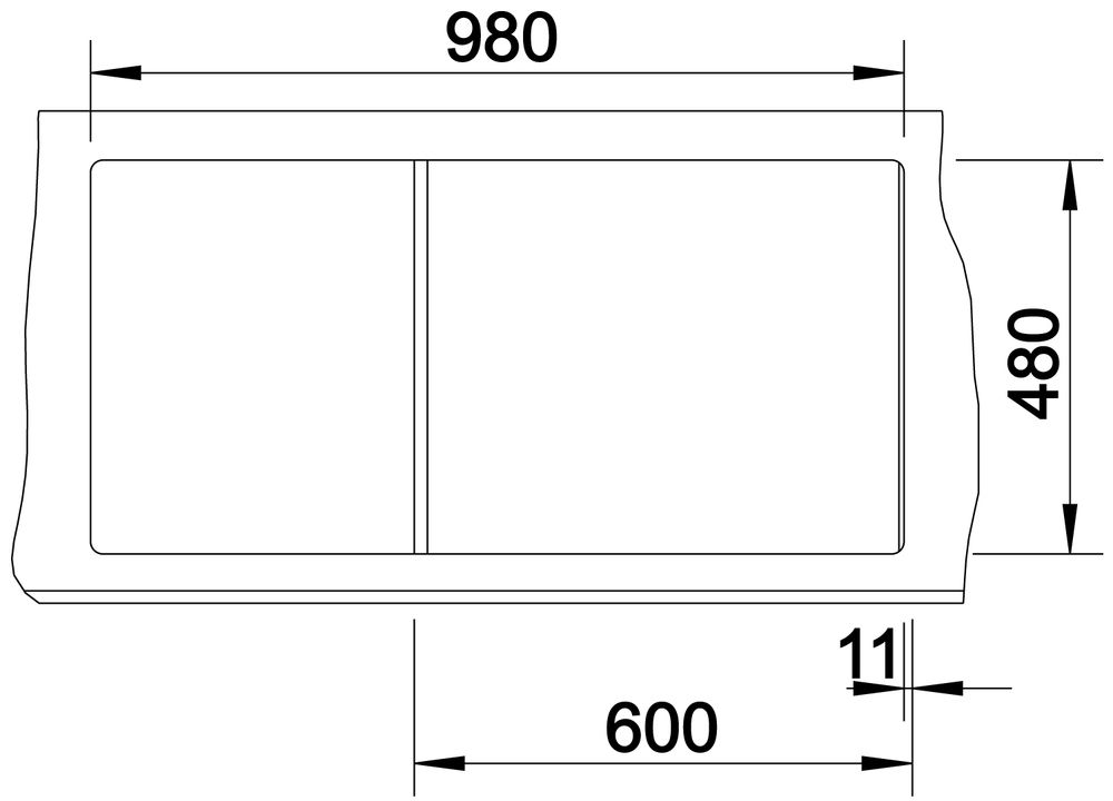Кухонная мойка Blanco Zia 6S Silgranit Black 526021