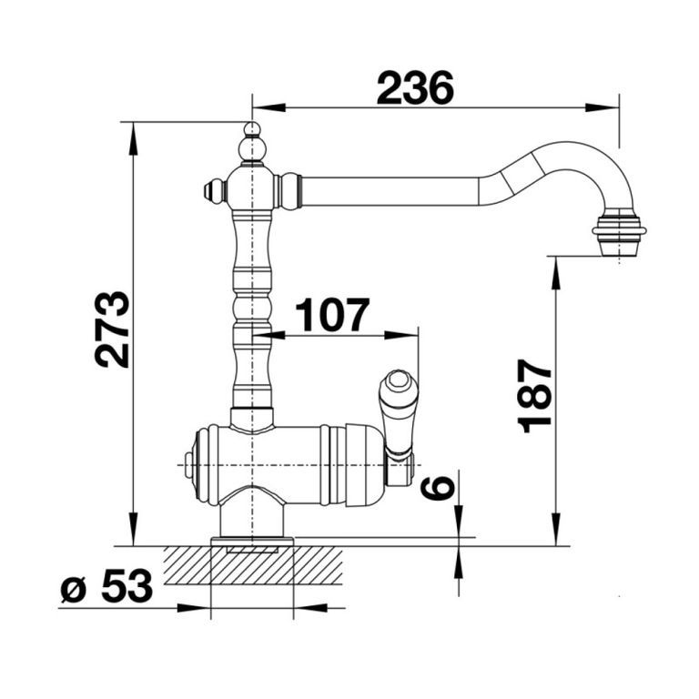 Кухонный смеситель Blanco Tradon PVD Satin Gold 526688