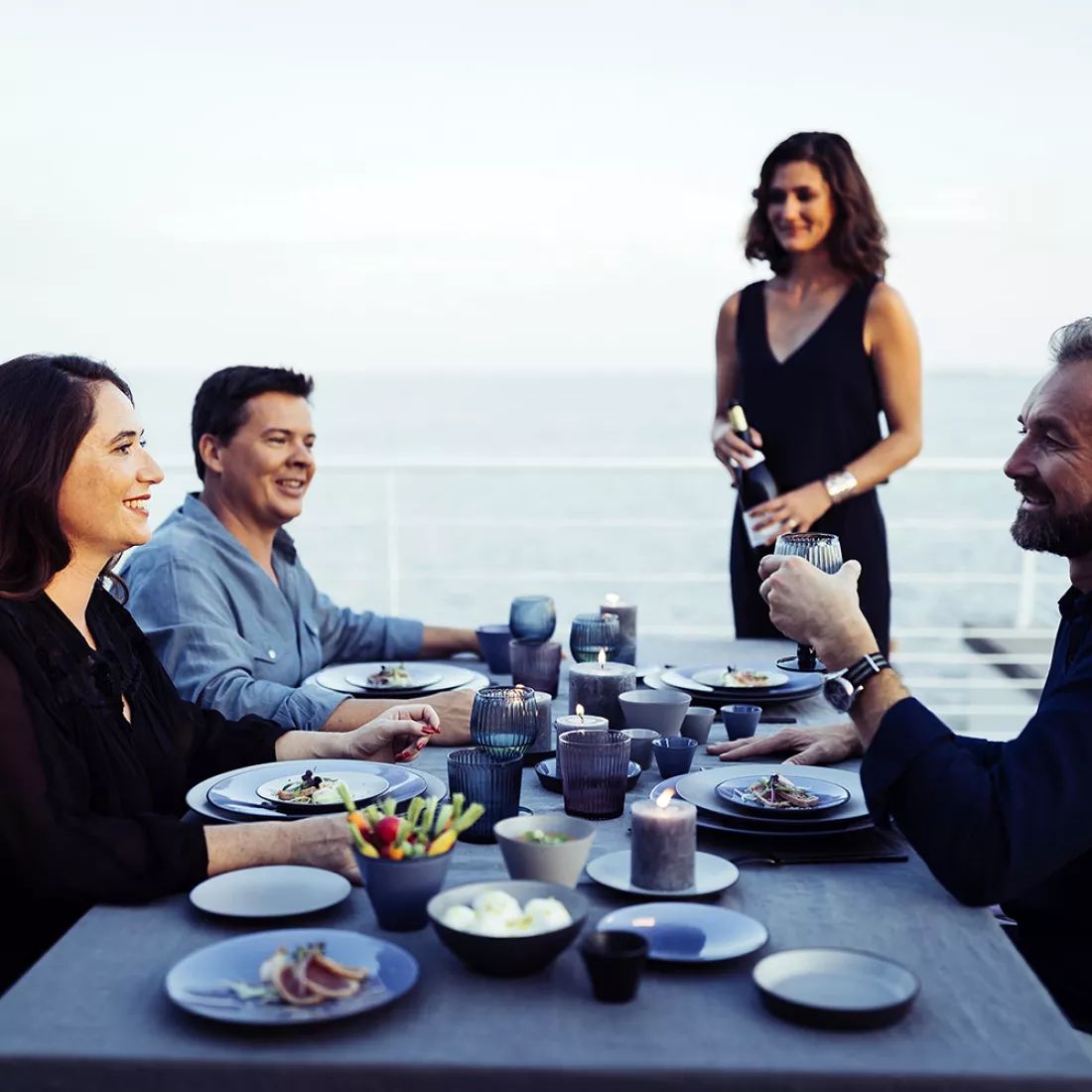 Блюдо для сервировки Revol Equinoxe Blue 649556