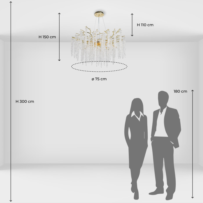 Люстра подвесная De City Lima Hanging Chandelier 467011310