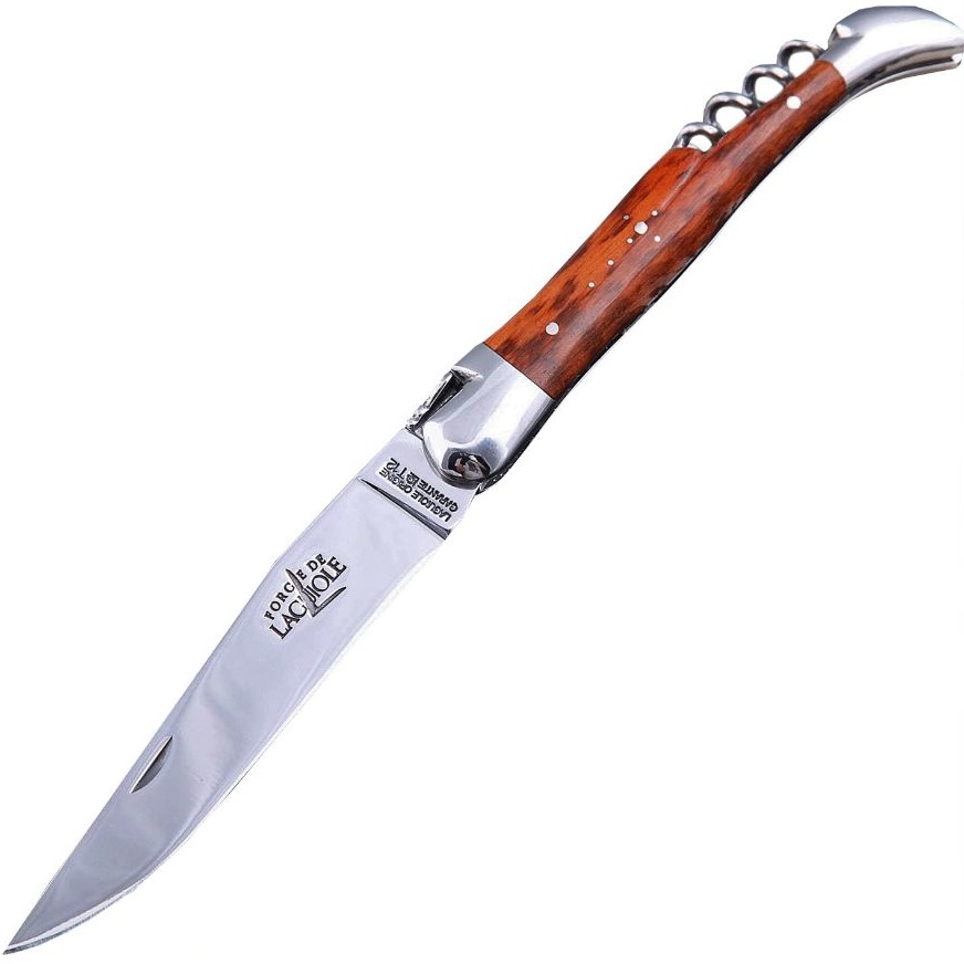 Складной нож со штопором Forge de Laguiole Folding Knife Snakewood Handle / 22121 IN AM BRI