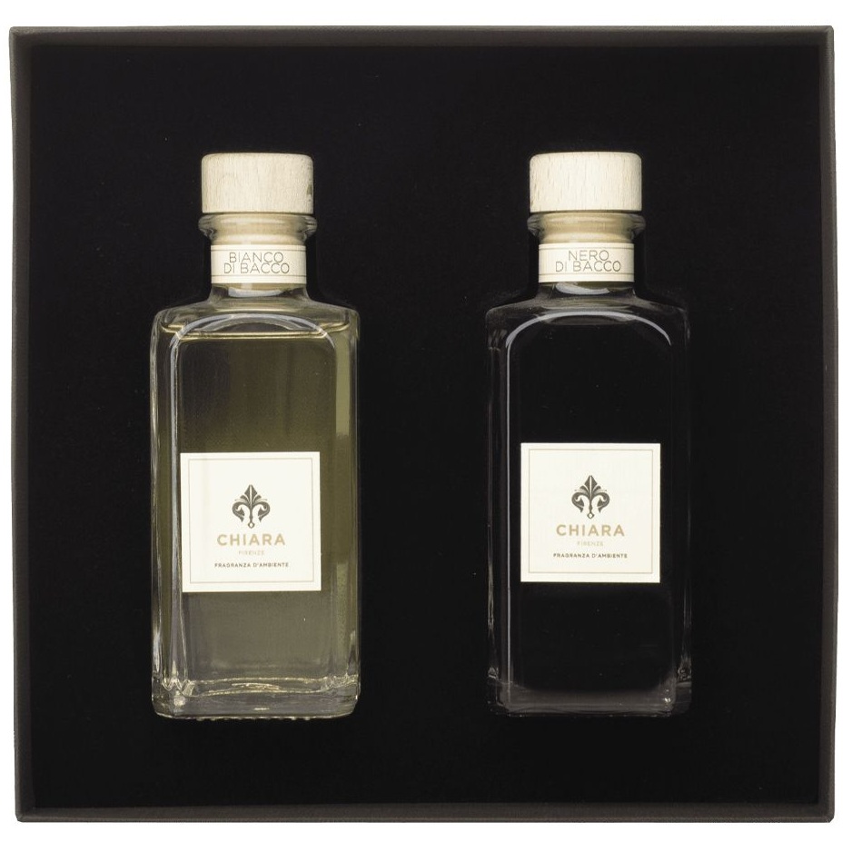 Подарочный арома-набор Chiara Firenze Bianco di bacco / Nero di bacco Gift Set 2X200/BIA