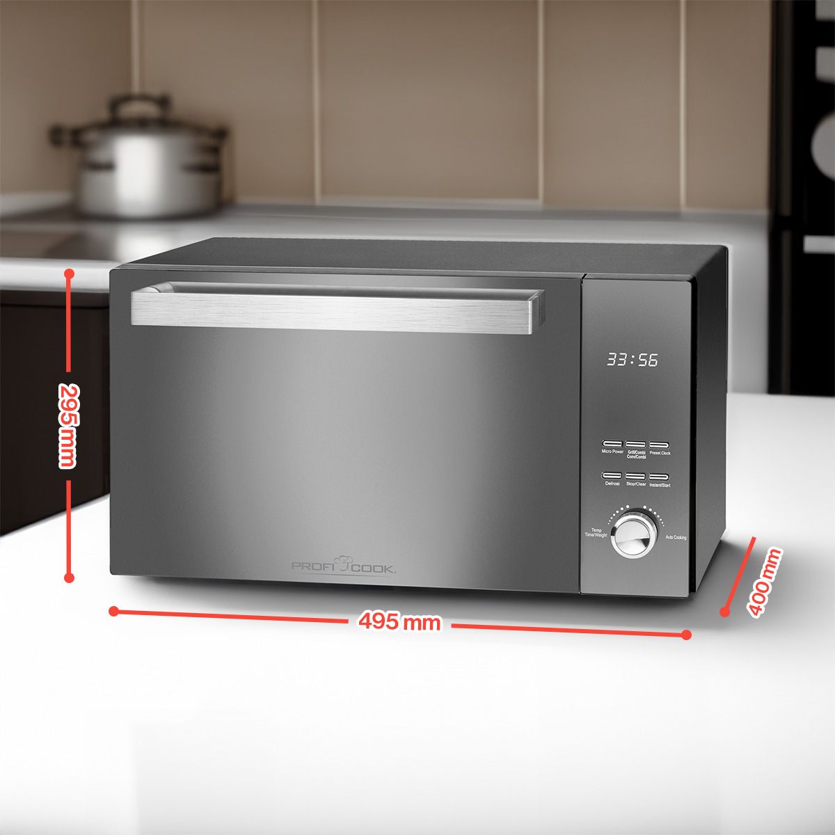 Микроволновая печь Proficook PC-MWG 1204