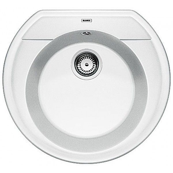 Кухонная мойка Blanco Rondoval 45 Silgranit White 515671