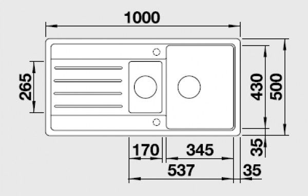 Кухонная мойка Blanco Legra 6S Silgranit Coffee 522212