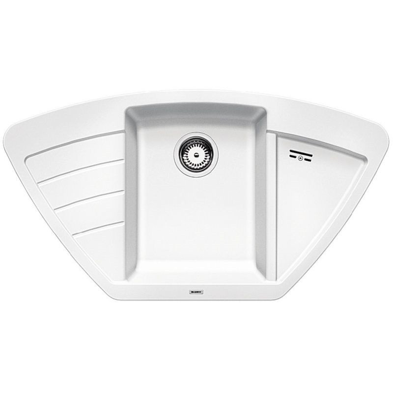 Кухонная мойка Blanco Zia 9E Silgranit White 514758