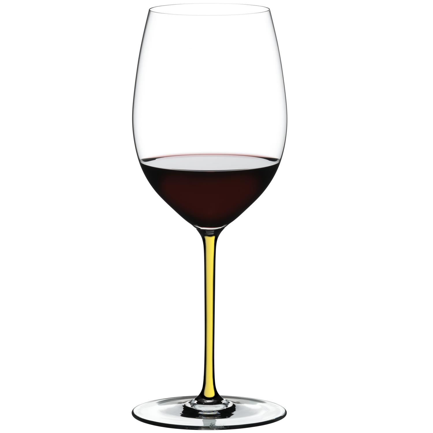 Бокал для красного вина RIEDEL Fatto A Mano Cabernet/Merlot Yellow 625 мл (арт. 4900/0Y)