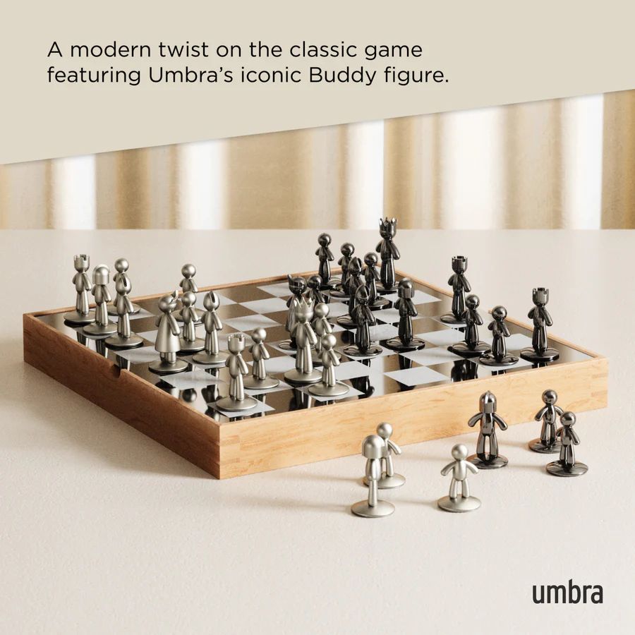 Шахматы Umbra Buddy Chess Set Natural 1005304-390