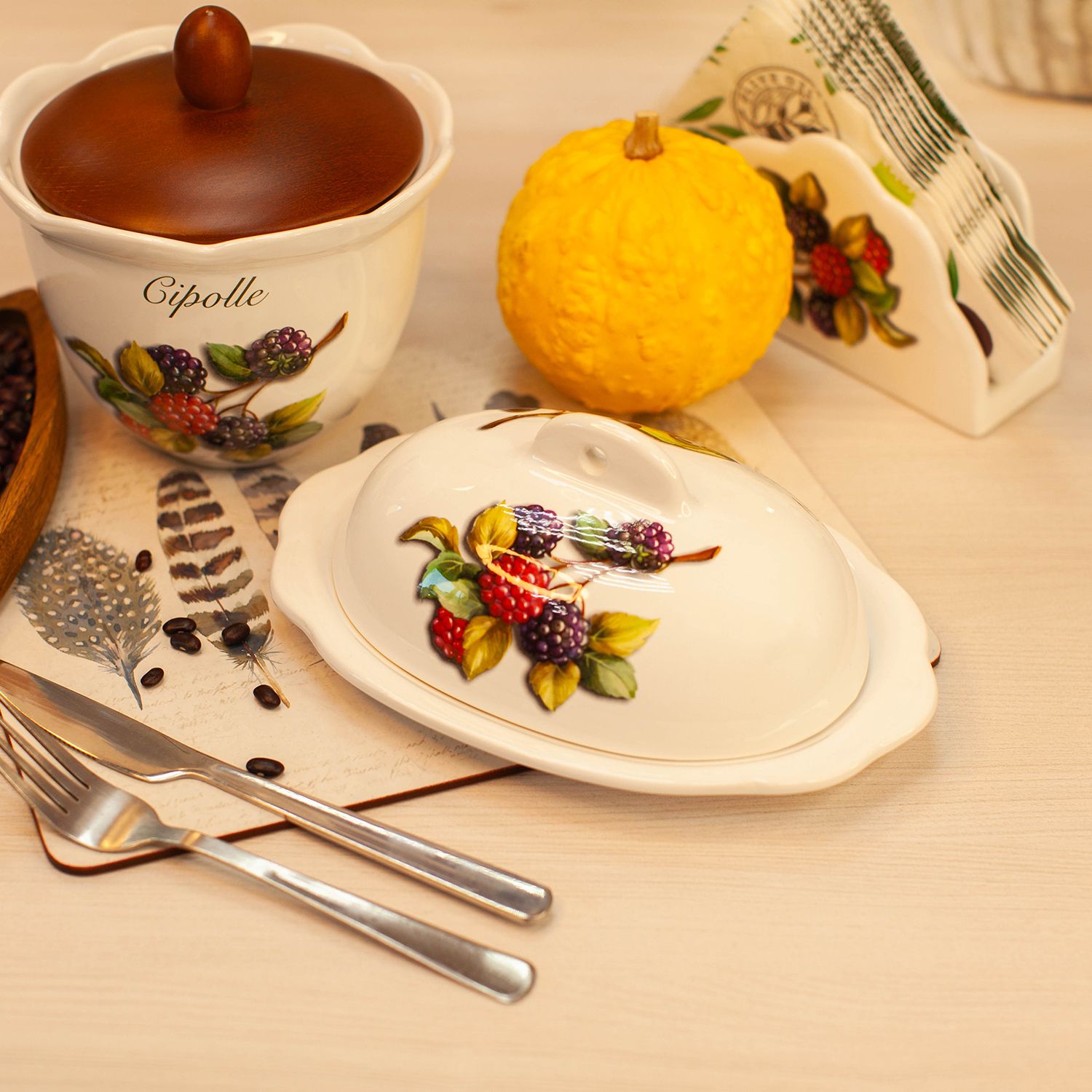 Масленка Nuova Cer Frutti di Bosco Burriera 7378-FBO