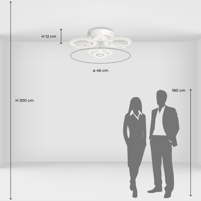 Потолочный светильник De City Madeleine Ceiling Lamp 424015303