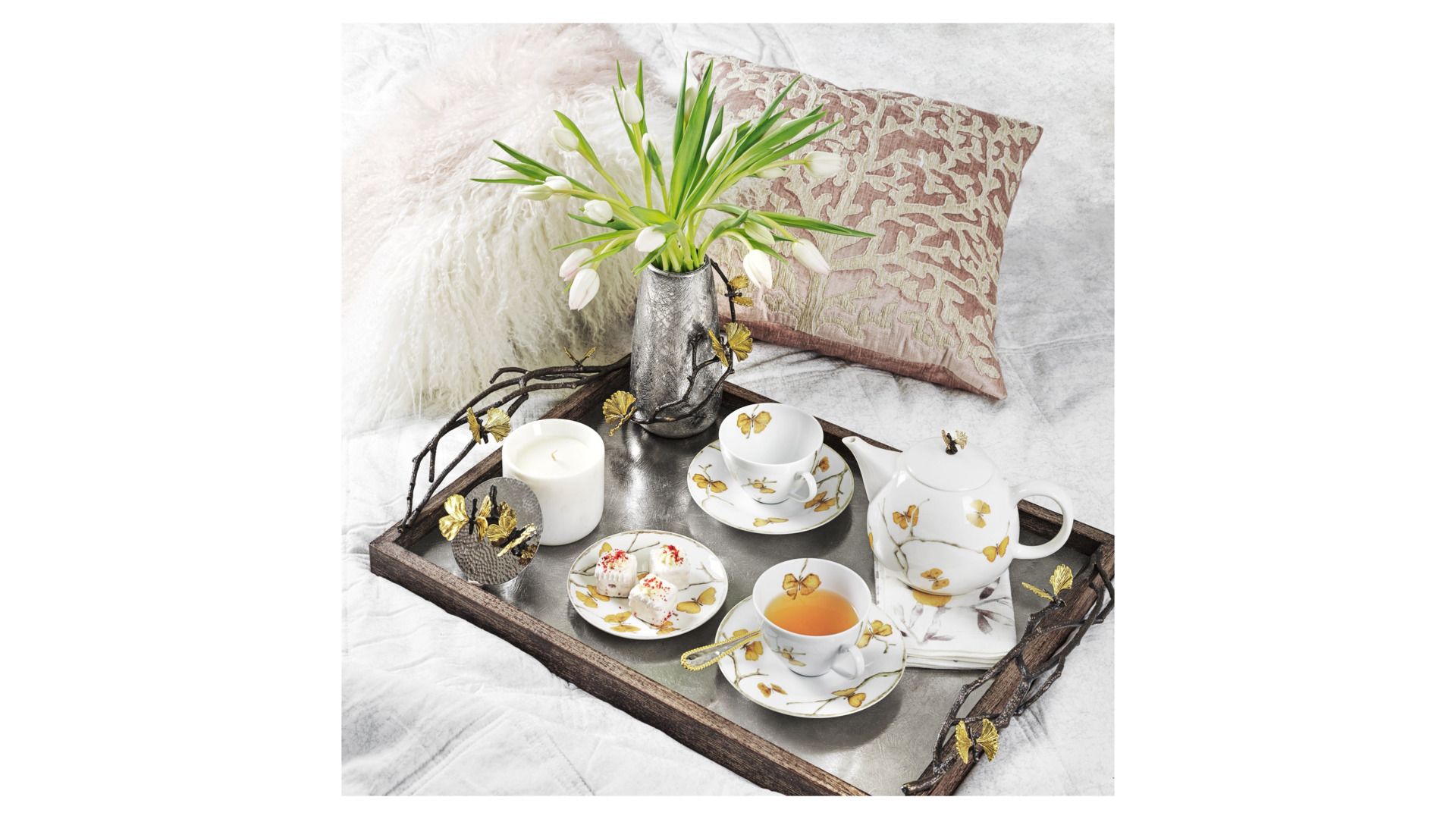 Ваза Michael Aram Butterfly Ginkgo Small Vase 175894