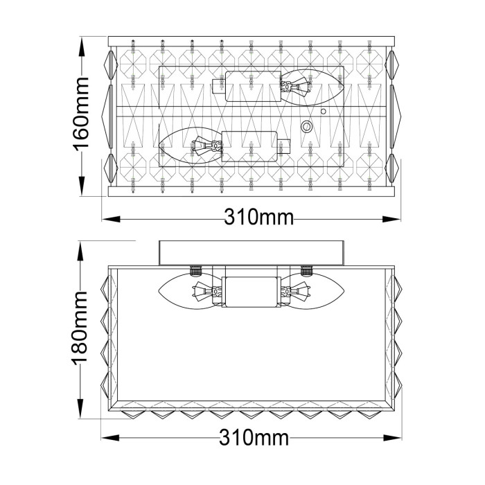 Бра MW-Light Monarch Wall Lamp 121022202