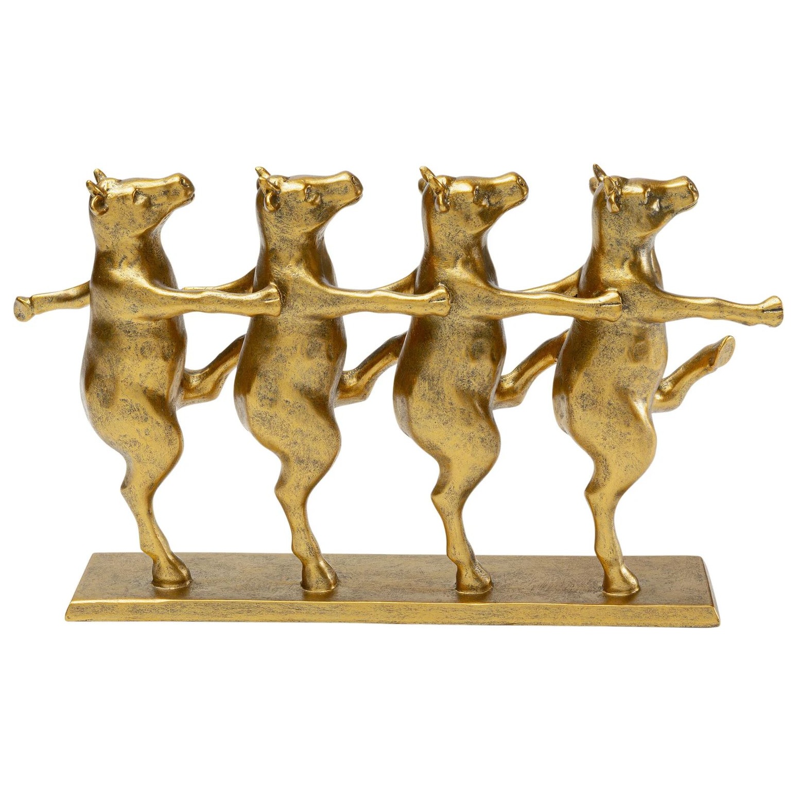 Фигурка KARE Deko Figur Dancing Cows Gold 56295