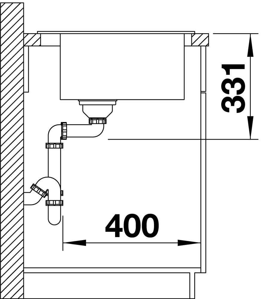 Кухонная мойка Blanco Pleon 6 Silgranit Anthracite 521678