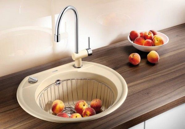 Кухонная мойка Blanco Rondoval 45 Silgranit Anthracite 515679