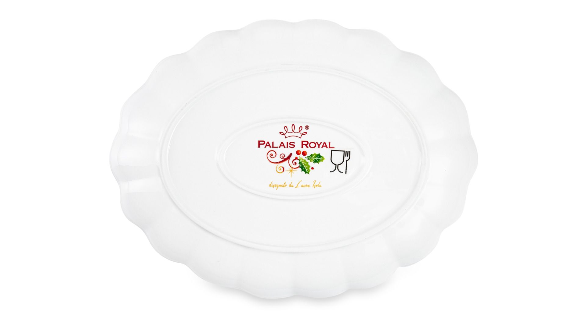 Блюдо овальное Lamart Palais Royal Christmas Mistletoe 23049
