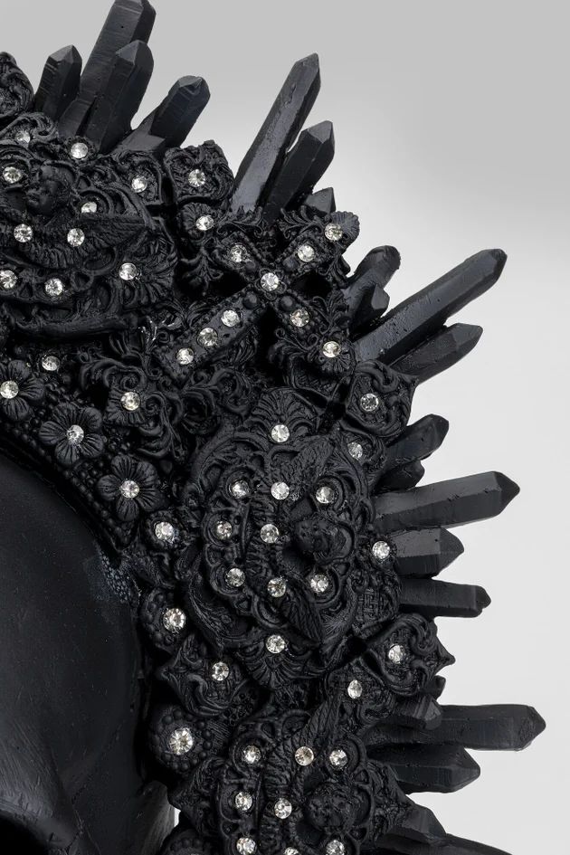 Фигурка KARE Deko Objekt King Skull Schwarz 52821