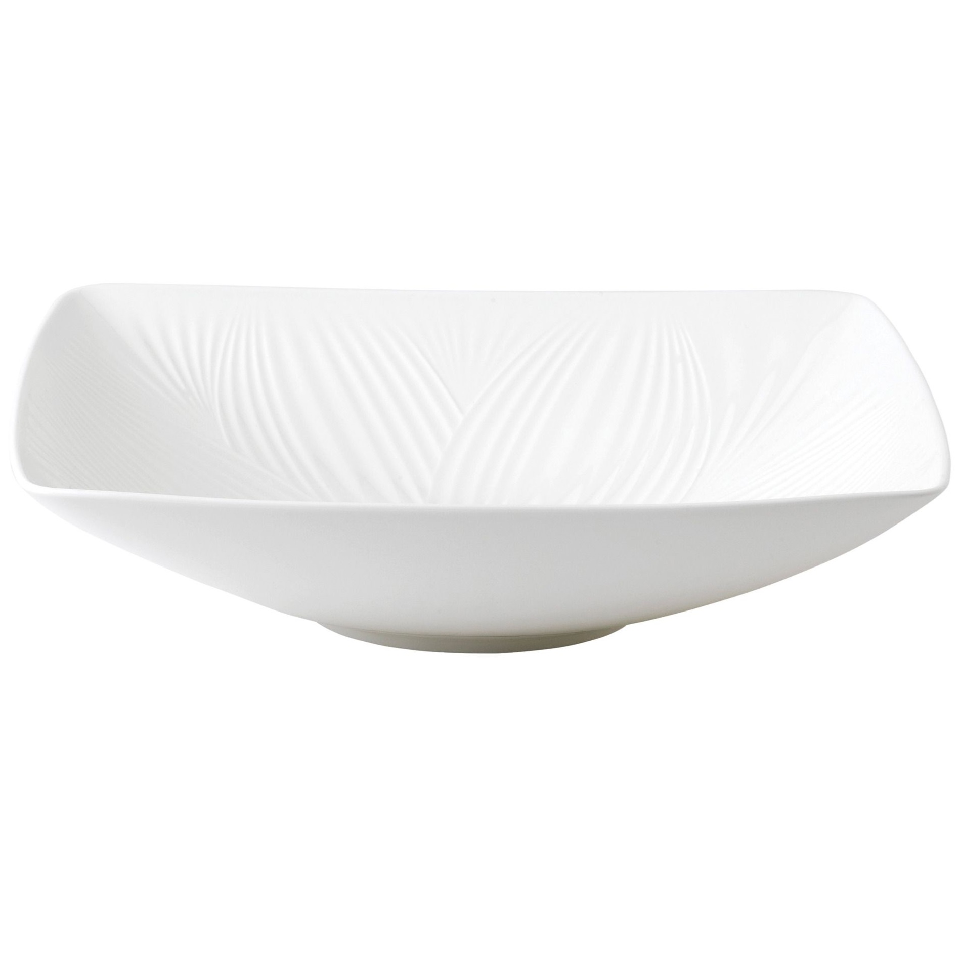 Чаша квадратная Wedgwood White Folia Bowl 40032159