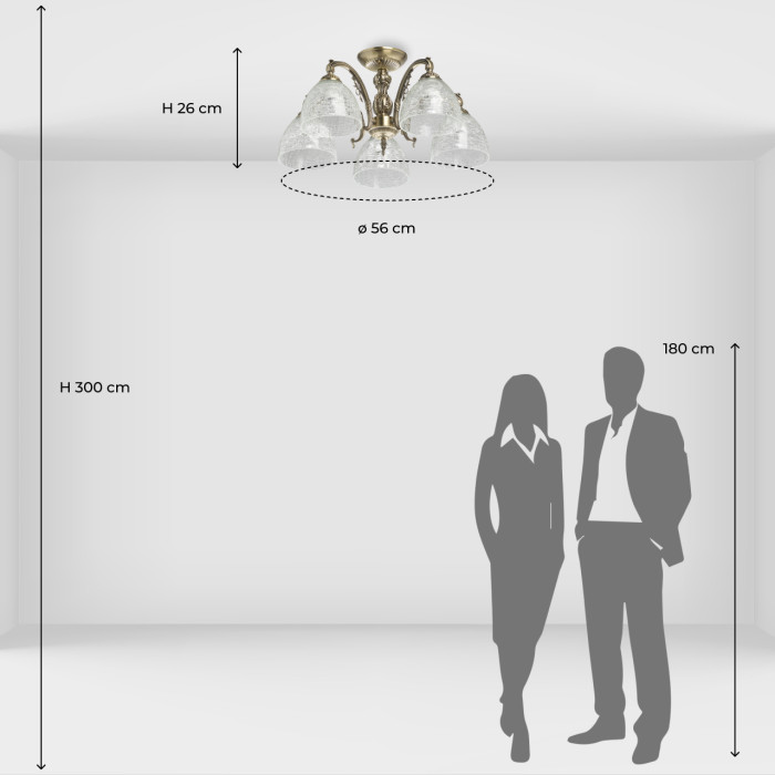 Люстра потолочная MW-Light Amanda Ceiling Chandelier 481015205