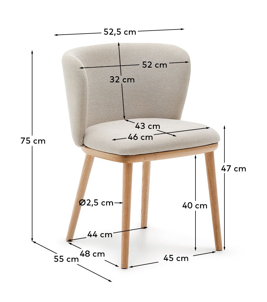 Стул La Forma Ciselia Silla LF-217215