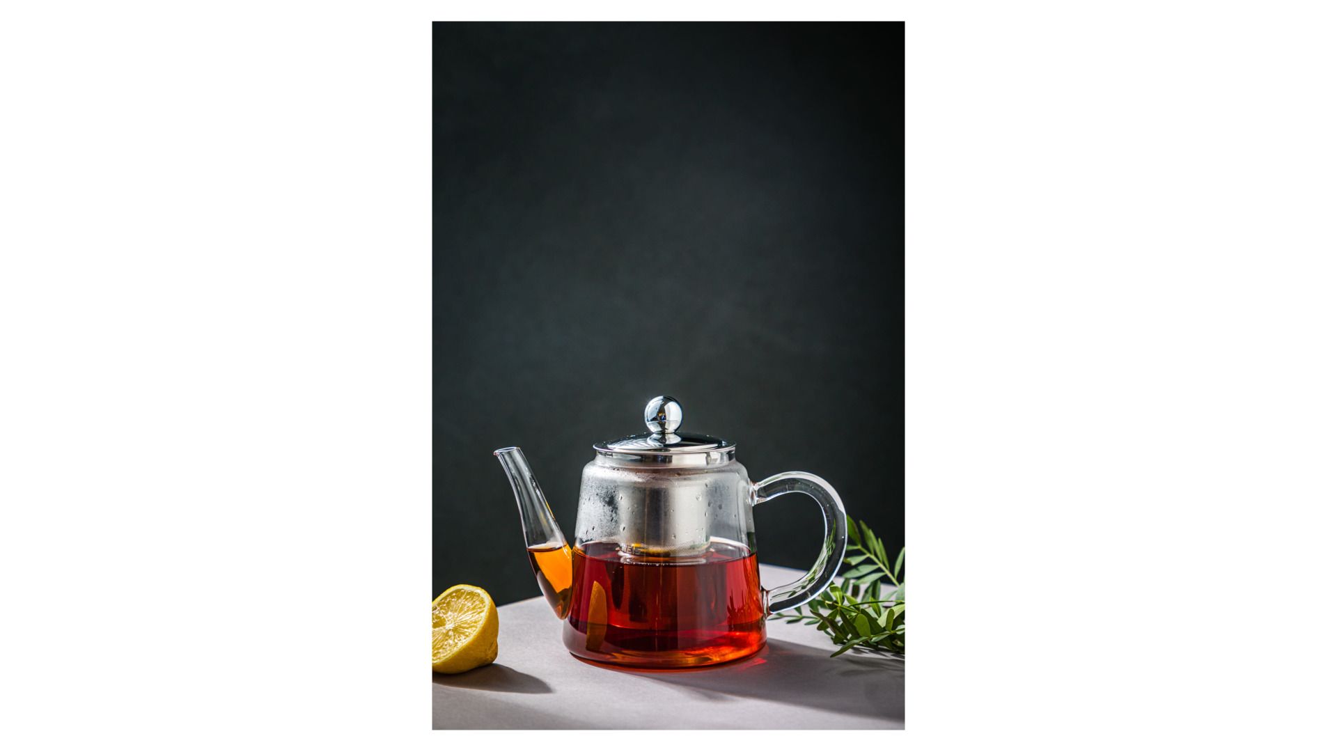 Чайник заварочный Weis Teekanne Glas mit Teefilter 17803