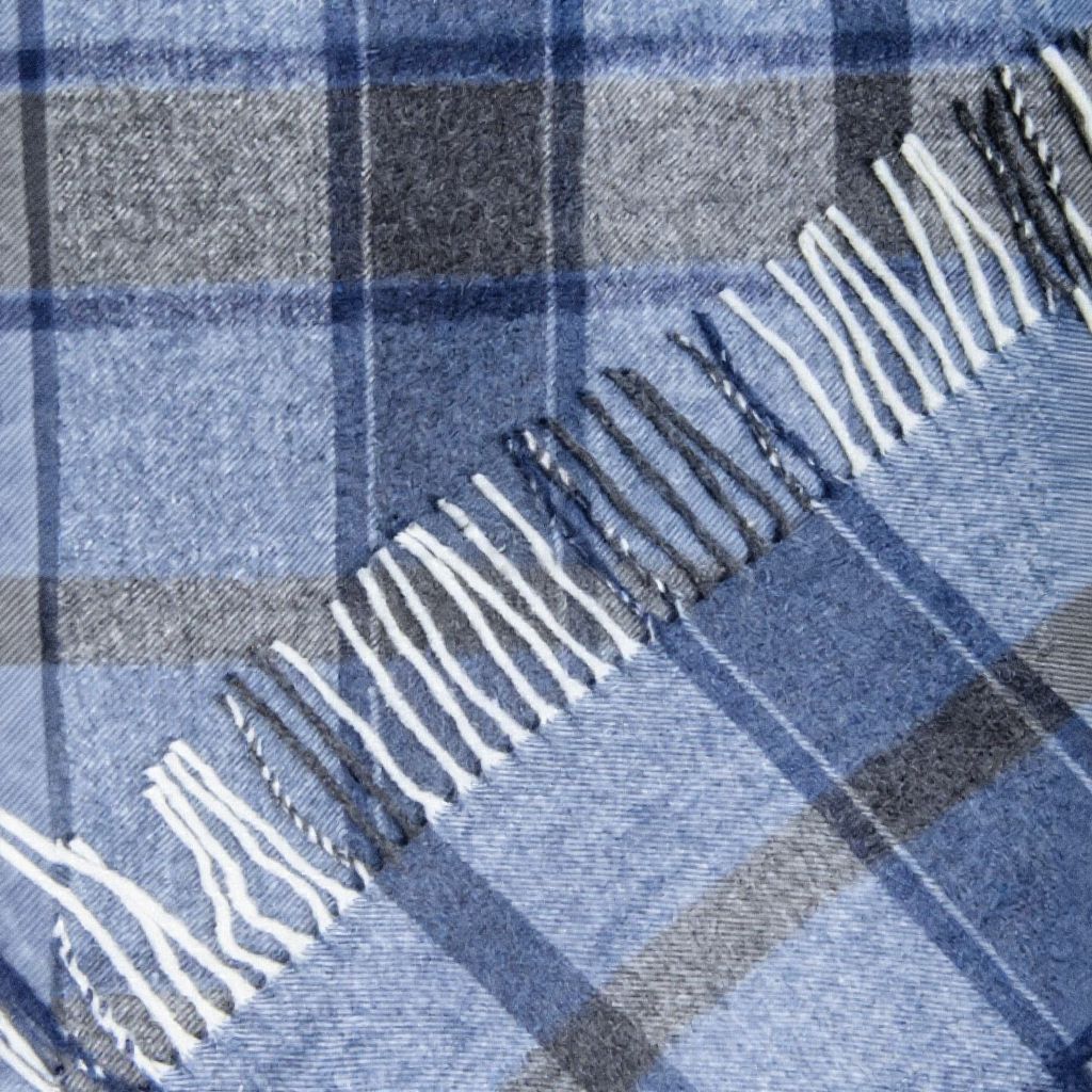 Плед Vingi Ricami Ortisei Plaid Blu VRC/441462