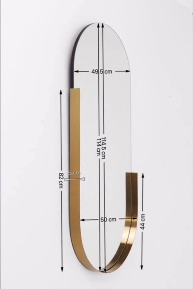 Зеркало KARE Spiegel Hipster Oval 83806