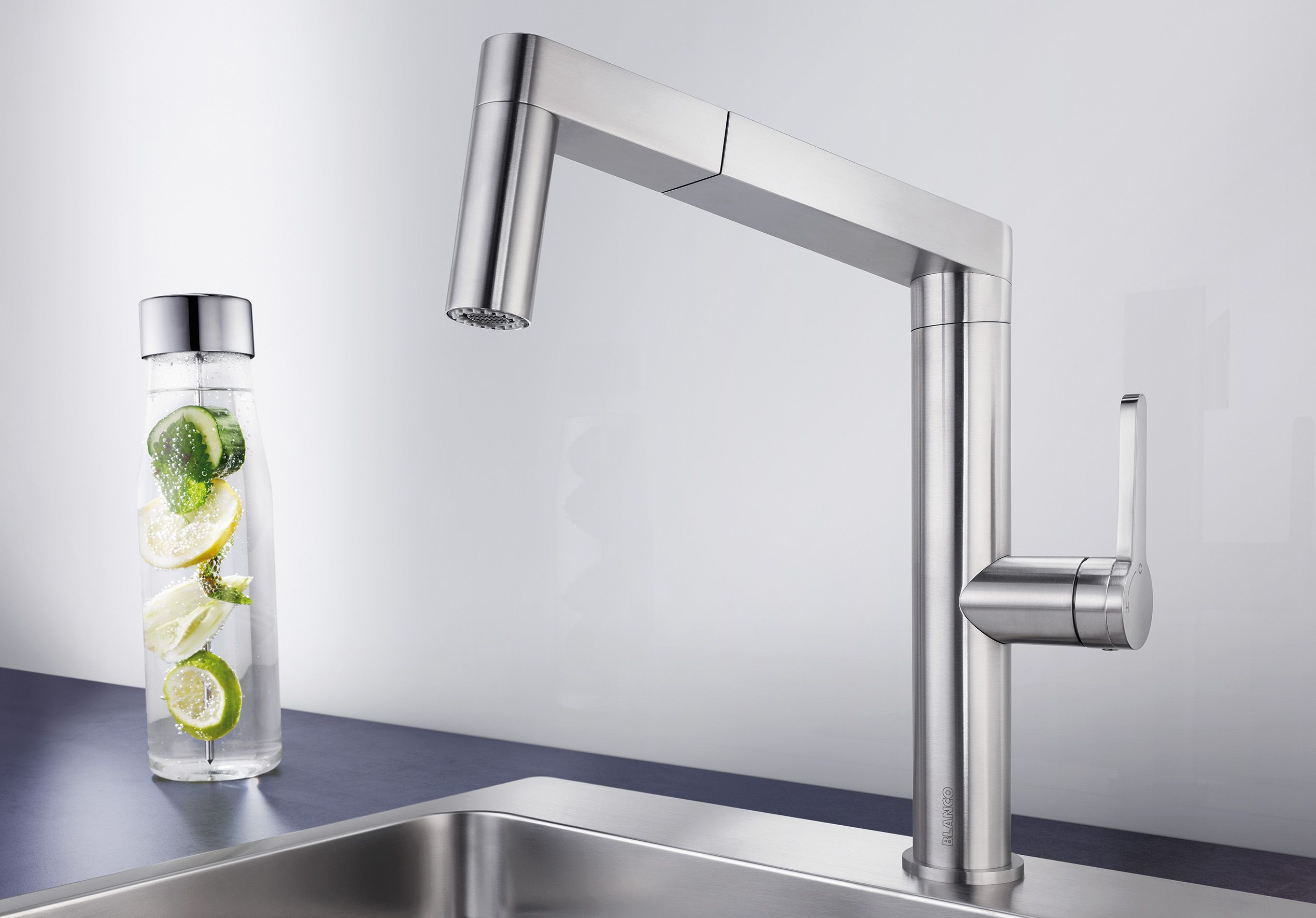 Кухонный смеситель Blanco Panera-S Stainless Steel 521547