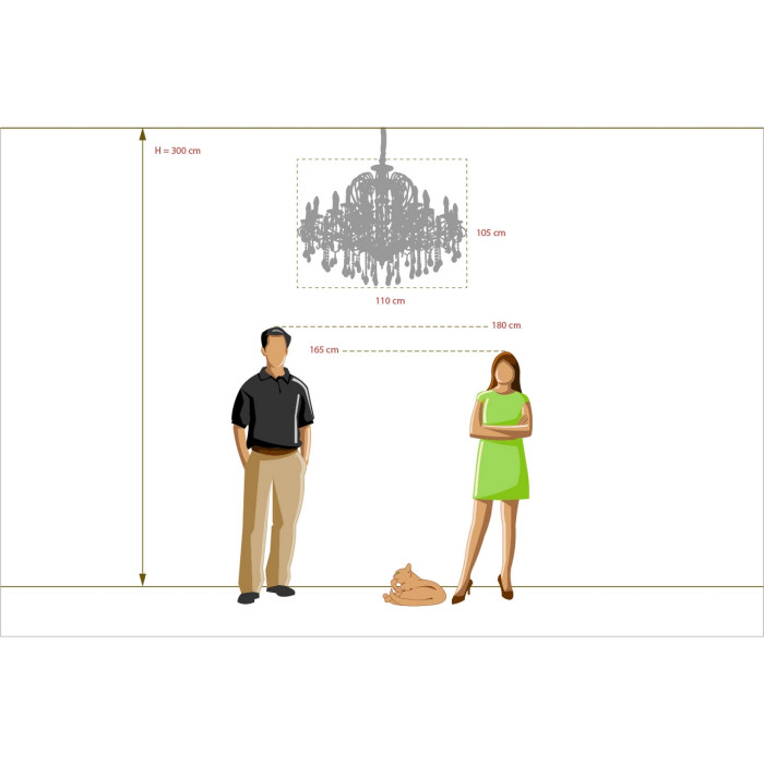 Люстра подвесная Chiaro Susan Hanging Chandelier 458010524