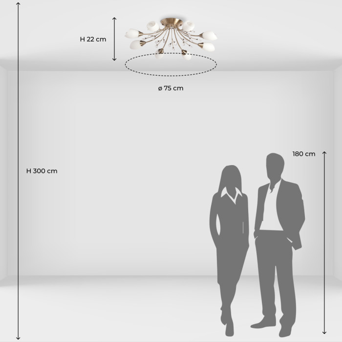 Люстра потолочная MW-Light Tenderness Ceiling Chandelier 356015308